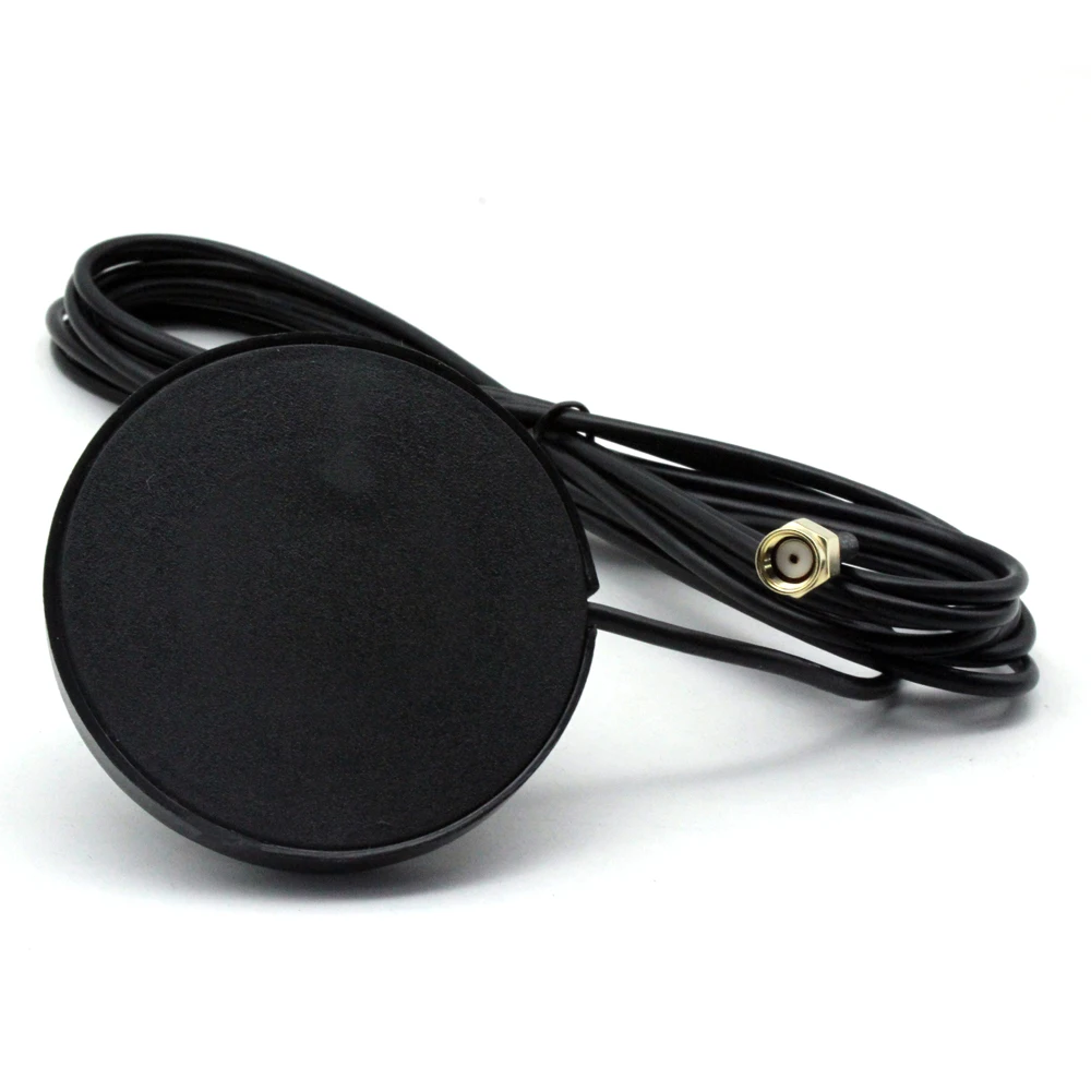 Dlenp Antenna Extension Cable 3M length RP-SMA Male to Female WiFi Magnetic Base for Router Wireless Network Card of Pure Copper