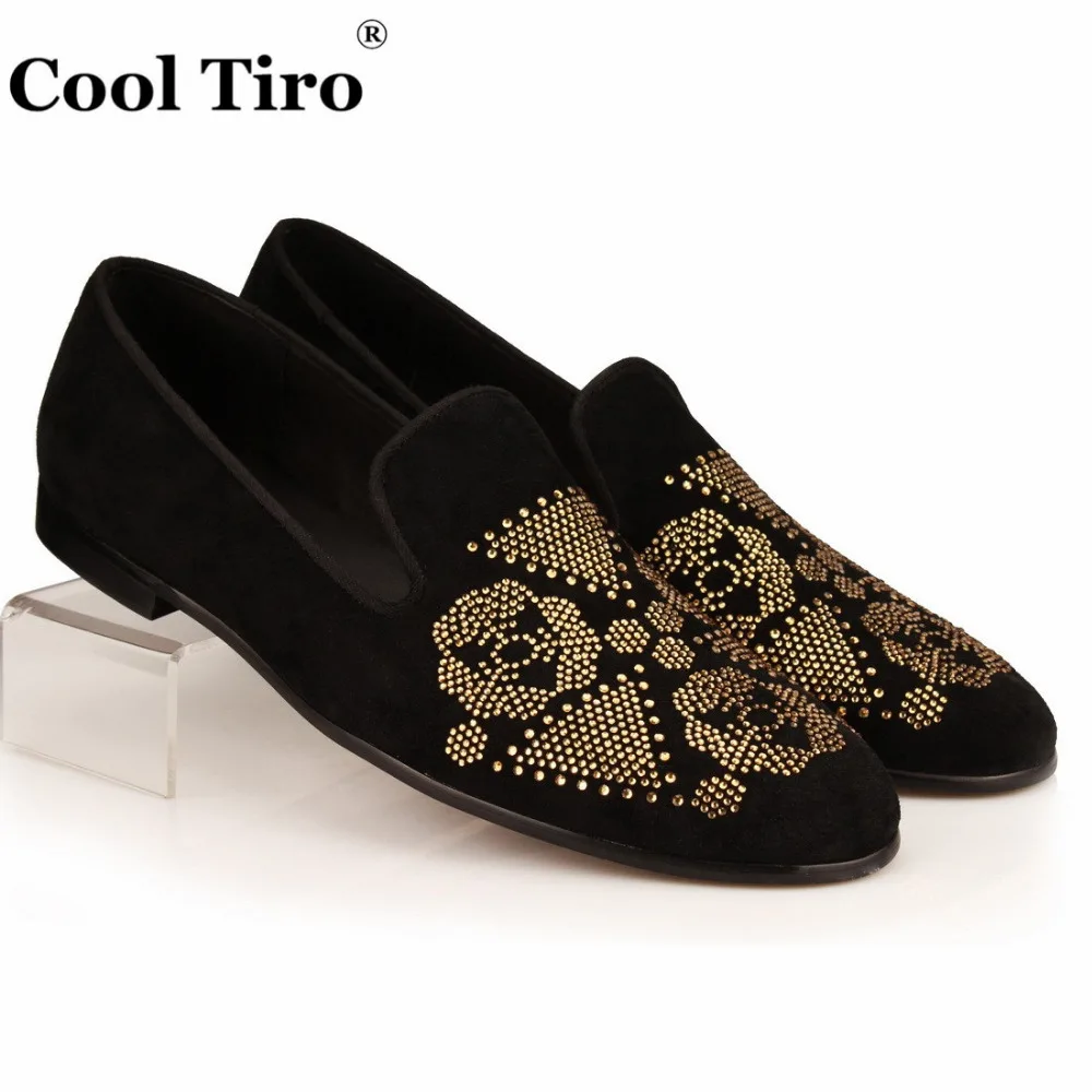 Rhinestones Loafers men Flats (2)