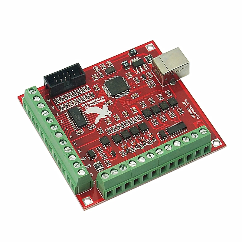 USB MACH3 100Khz Breakout Board 4 Axis Interface Driver Motion Controller for cnc router milling machine