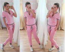 Long-sleeve Sweatshirt And Pant 2 Pieces Womens Plus Size Tracksuit Women’s running Sets Sport Suit