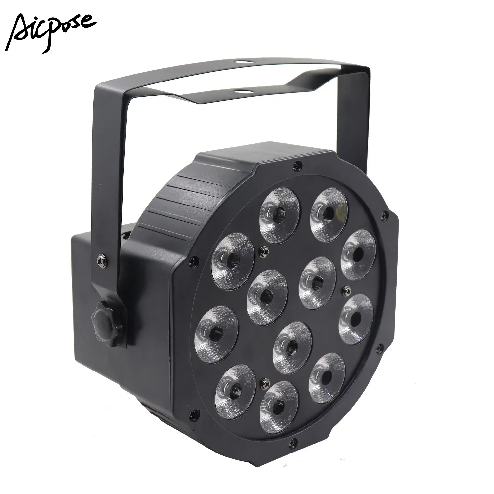 

12x12w RGBW 4in1 LED Par Light with DMX512 Control Disco Wall Washer Stage Wedding Staining Light 12 * 12w Par Light