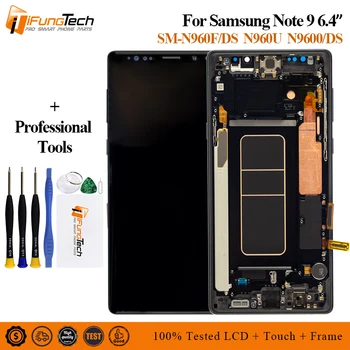 

For Samsung Galaxy Note 9 Lcd with Frame Display Touch Screen Digitizer Assembly For Samsung note9 LCD N960 N960F N960DS lcd