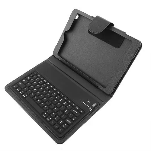 

Waterproof Dustproof Wireless 2in1 Bluetooth 2.0 Wireless Keyboard Leather Keyboard Case Stand for Apple iPad Mini 1 2 3 Holder