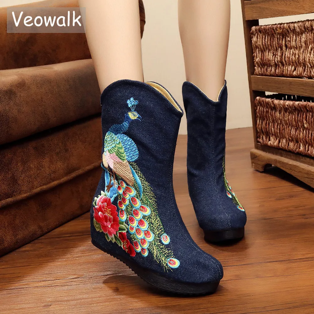 platform canvas pumps