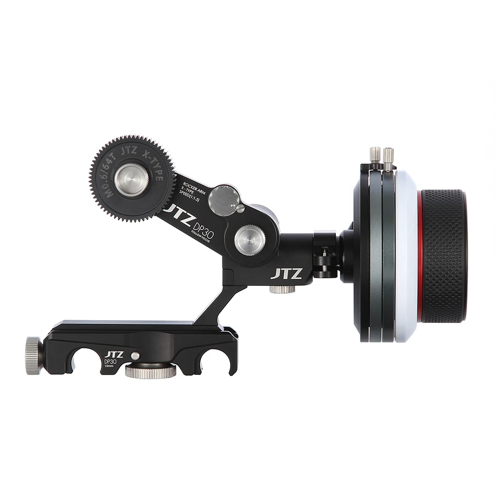 JTZ DP30 комплект с двойным фокусом 15 мм/19 мм для FS700 C300 C500 BMCC A7M2 ARRI RED|follow focus|follow focus