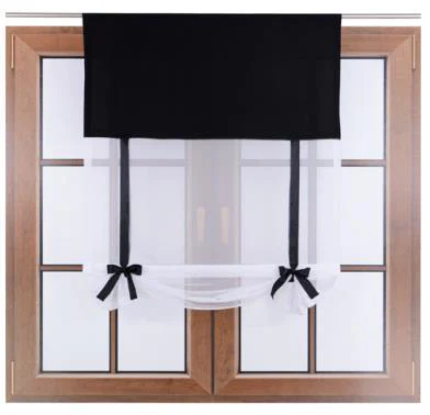 Летающий чистый белый тюль занавески s для кухни отвесная занавеска для балконных оконных процедур отвесная кухня вуаль пряжи