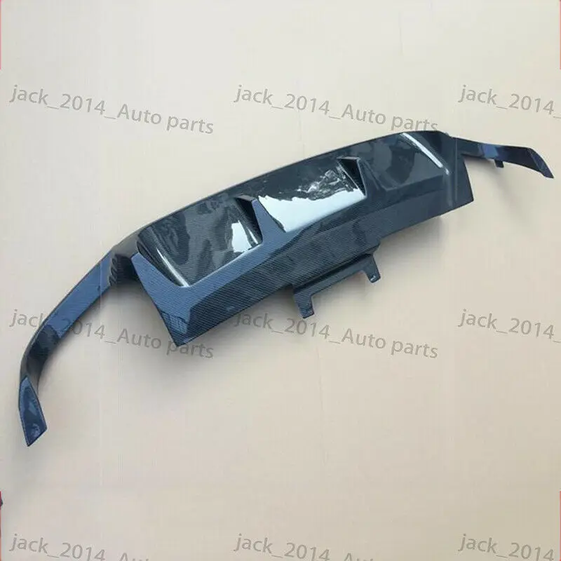 Натуральный карбоновый задний бампер для губ Диффузор подходит для 2010 2011 2012 Ford Mustang