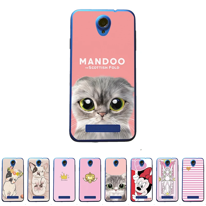 

For Fly IQ4415 Spark Solf TPU Silicone Case Flower Mobile Phone Cover Bag Cellphone Housing Shell Skin Mask DIY Customize Case