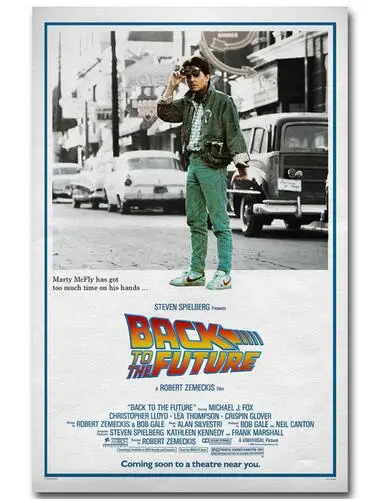

4style Back To The Future 1 2 3 Movie Art Wall Decor Silk Print Poster