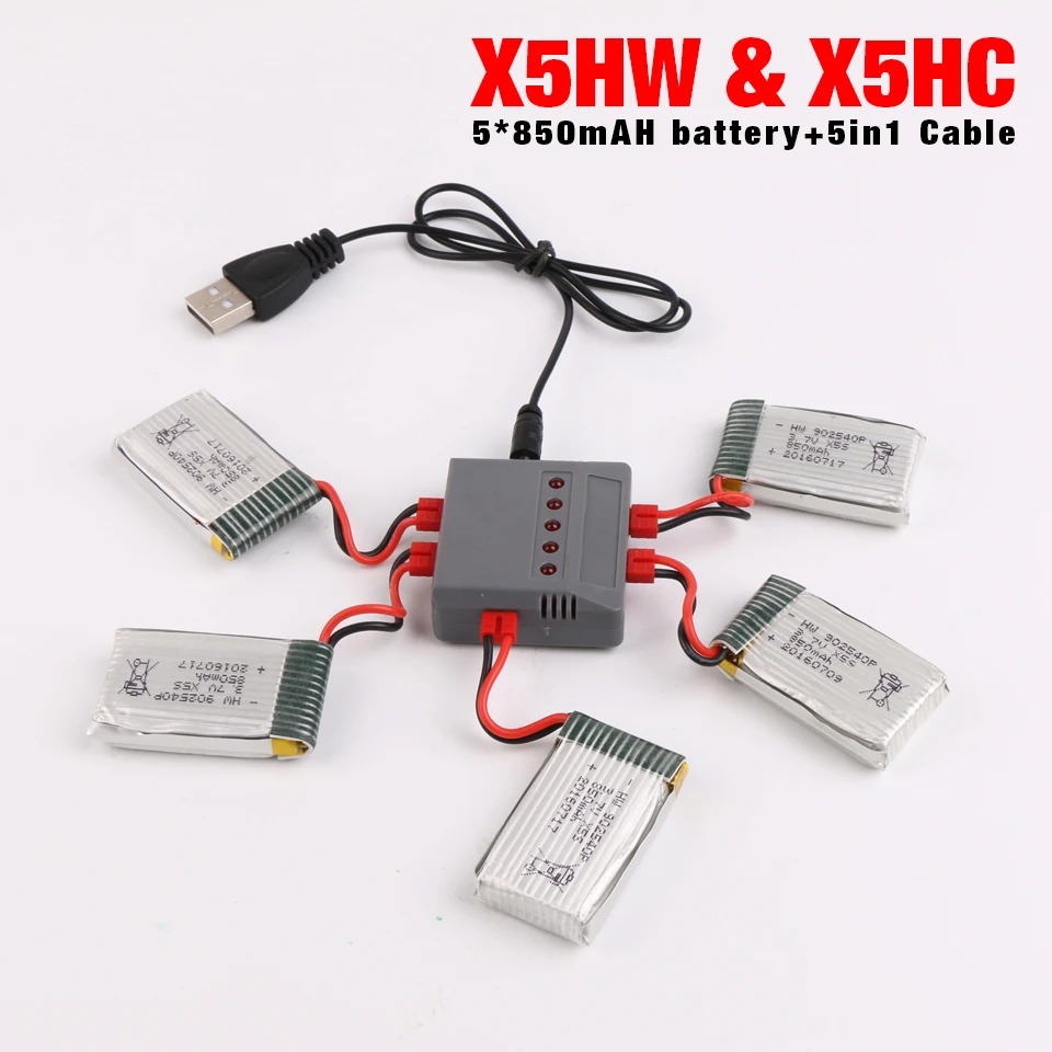 New Syma X5HW X5HC font b RC b font font b Drone b font Battery 3