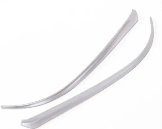 

2pcs For BMW New X1 F48 1 2 series Active Tourer f45 f46 218i 16-17 ABS Matte Silver Side Rearview Mirror Strips Trim Auto Parts
