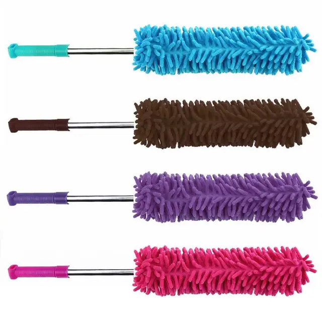 1Pcs Car Washing Cleaning Brush Telescopic Microfiber Car Cleaning