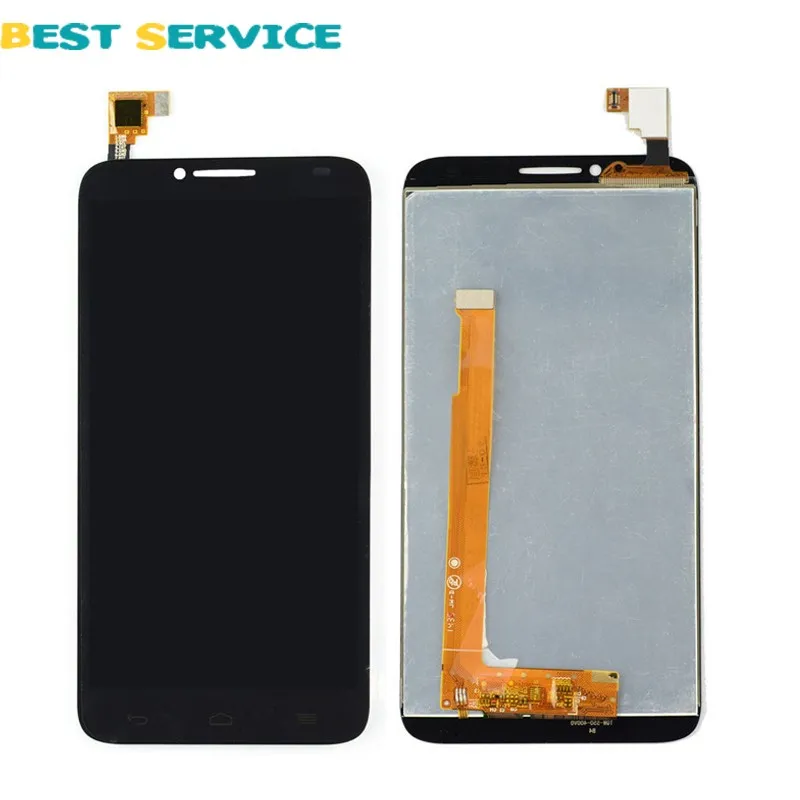 100% новый для Alcatel One Touch Idol 2 OT6037 6037 6037B 6037L ЖК-дисплей с кодирующий преобразователь