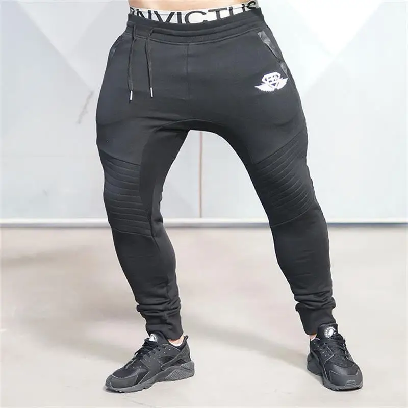 Mens Casual Elastic Waist Fitness Workout Pants Skinny Sweatpants Trousers Jogger Pants New Men Joggers Bodybuilding Pants Mens Casual Elastic Waist Fitness Workout Pants Skinny Sweatpants Trousers Jogger Pants New Men Joggers Bodybuilding Pants