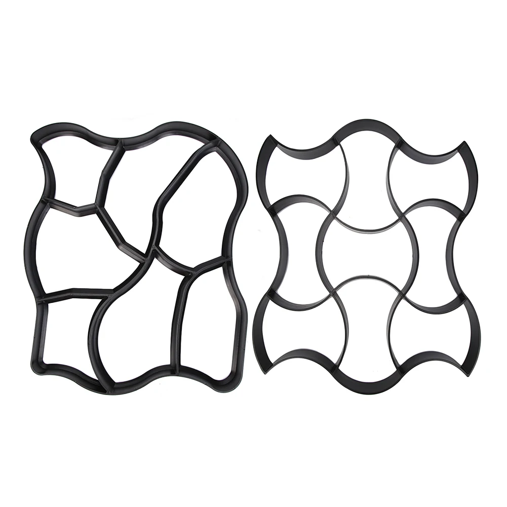 

Path Maker Mold Reusable Concrete Cement Stone Design Paver Walk Mould DIY Reusable Concrete Brick Courtyard Road Pavement Mold