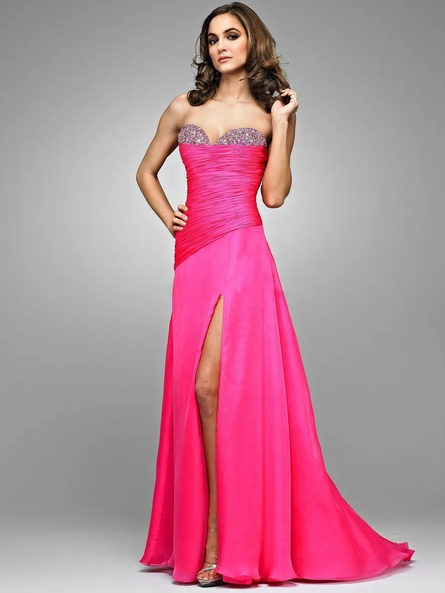 

Summer dress 2015 new fashion sexy mermaid evening dress beaded pleat sweetheart colorful satin party prom dresses vestido longo