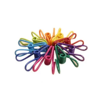 

50 pcs Multi-purpose Colorful Metal Clips Holders (50 pcs assorted colors)