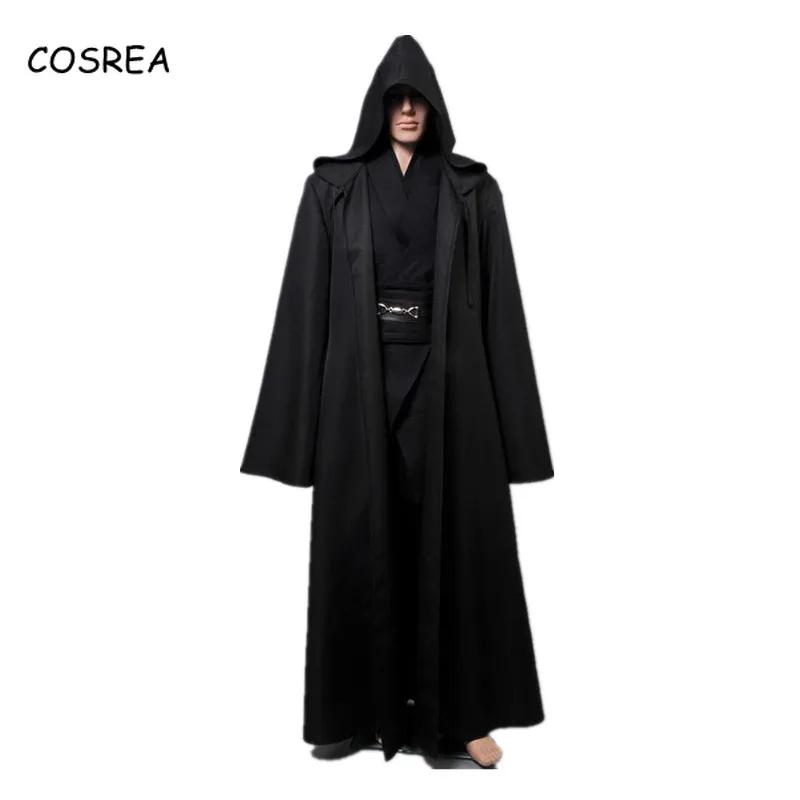 

Star Wars Hooded Robe Cloak Cape Suits Jedi/Sith Knight Cosplay Costumes