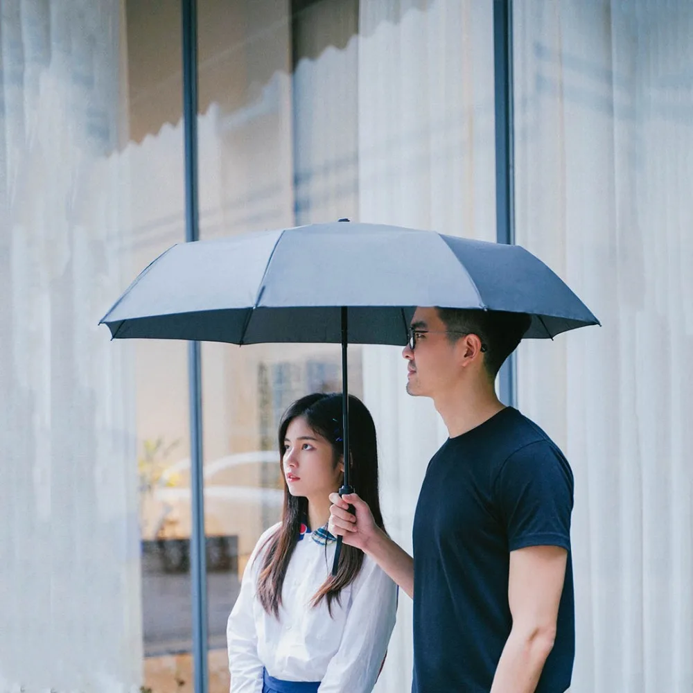 Comprar Xiaomi mi jia WD1 paraguas lluvia automática sol lluvia verano Alu mi num impermeable UV Parasol hombre mujer