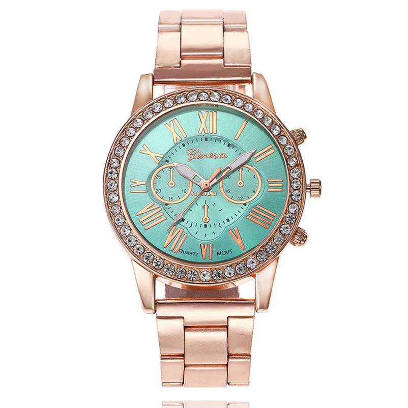 Women watches top brand luxury ladies dress Fashion Simple Watch Steel Strip Watch Women Mechanical Gear Watch Reloj J06#N (9)