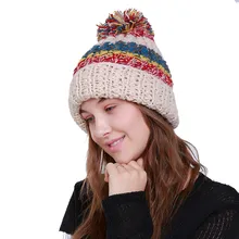 Feitong унисекс Демисезонный часы Кепки женщина шерсти вязать шапочки Кепки плетеные шляпы Череп зимние шапки для женщин