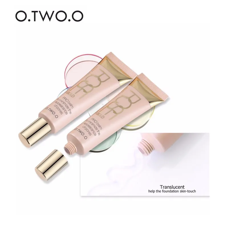 spesifikasi O. dua. O 1 PC Wajah Makeup Primer Foundation Cair Krim Pelembab Mencerahkan Kontrol Minyak Wajah Wanita Dasar Make Up Kosmetik N9103