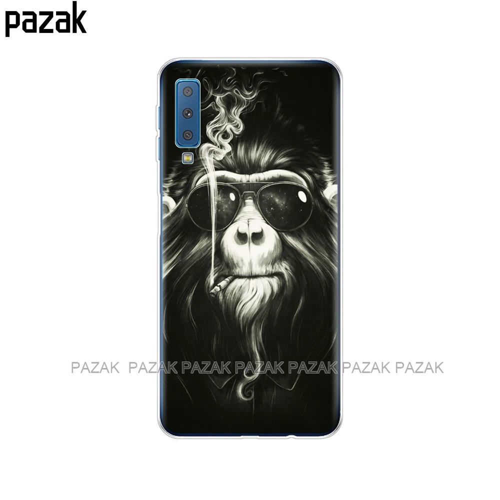 Мягкие чехлы для Samsung Galaxy A7, силиконовый чехол с принтом на заднюю панель для Samsung A7, A750, A750F, 6,0 дюймов - Цвет: 34384