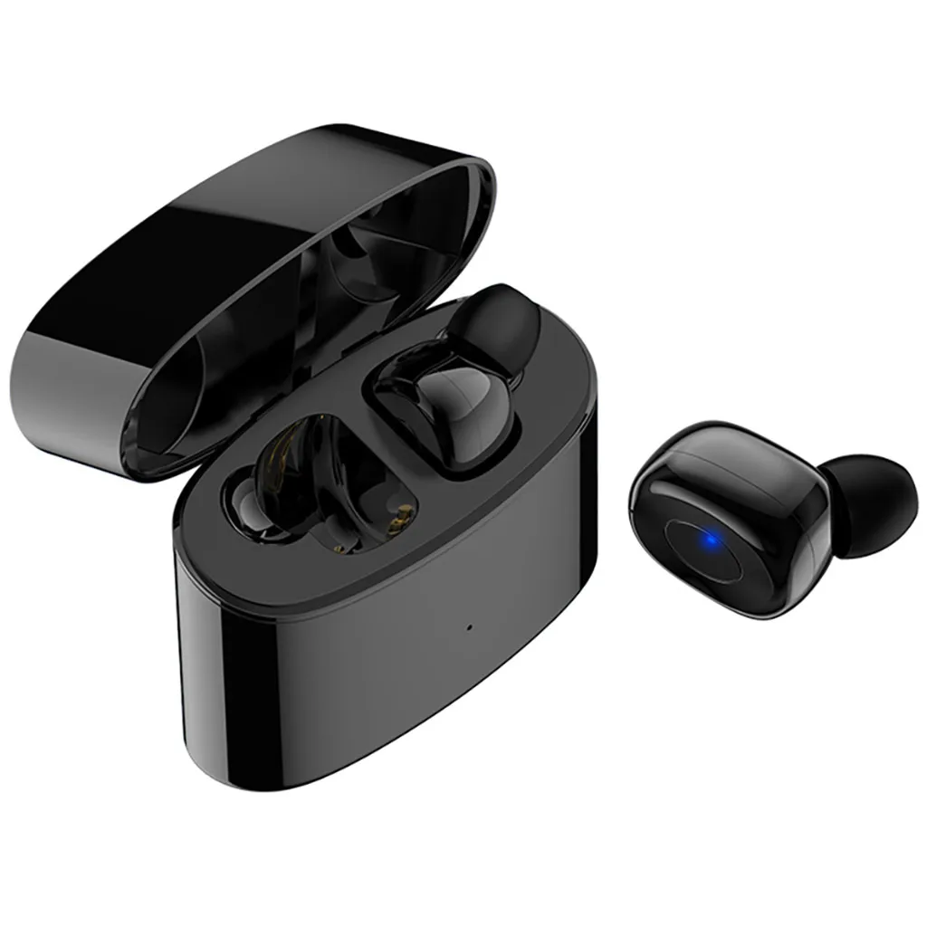 

TWS Mini Bluetooth Wireless Earphones Earbuds In-Ear With Charging Box Sports Headsets Android ISO For All Smart Phone 5.29