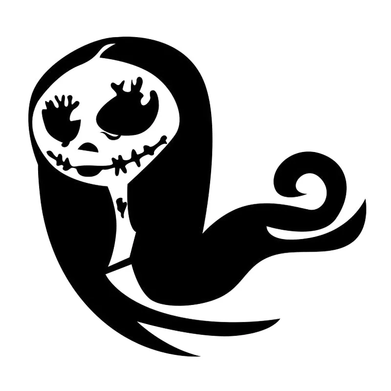 11.3cm*10.8cm Fashion Monster Girl Walking Dead Vinyl Car styling Car