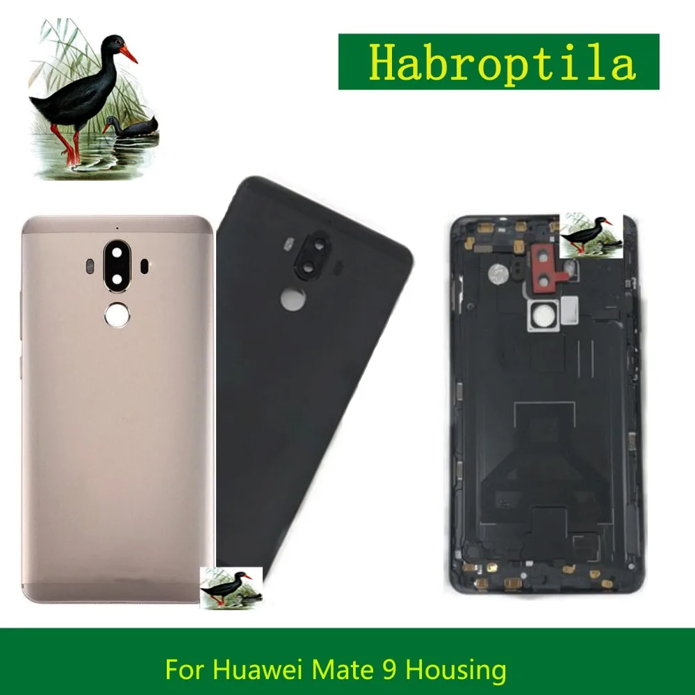 Фото 10 шт./лот для Huawei Коврики 9 Корпус Батарея крышка отсека задняя корпуса Запчасти