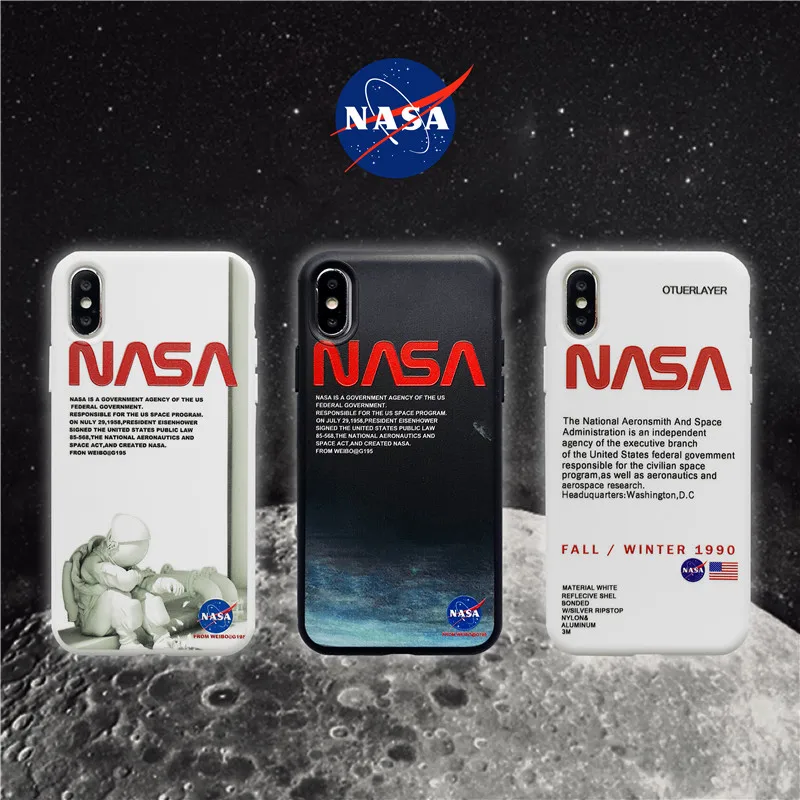 

American astronaut universe soft phone cover case for iphone X XS MAX XR 8 7 6 6S plus 3D relief matte silicon case Couple coque