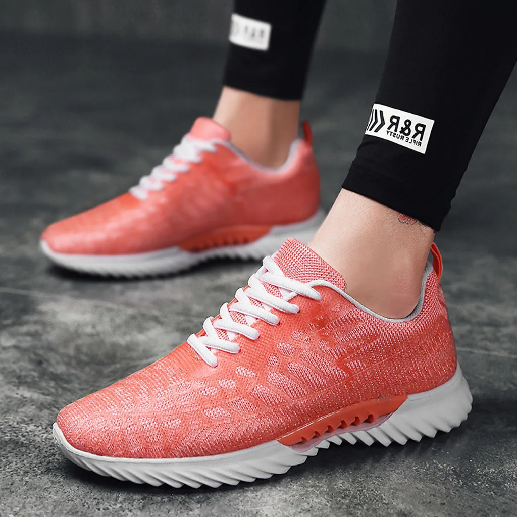 

Women Shoes Cutout Sneakers Orange Casual Shoes Lightweight Lover Fashion Slip On Mens Mesh Flats Shoe Big Size Drop Shipping