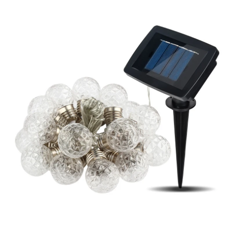 Luzes de Fadas Luzes da Corda ao ar Livre à Prova Energia da Lâmpada String Guirlandas Solares Jardim Natal Decorativo Solar Dwaterproof Água Led 12 Cheap Lâmpadas solares