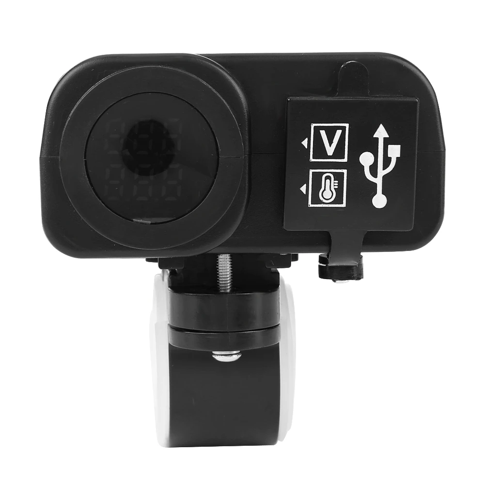 12 V-30 V мотоцикла Руль Ручка навесная Двойная зарядка через usb Вольтметр для розетки Водонепроницаемый мотокроссов мотоциклов Запчасти