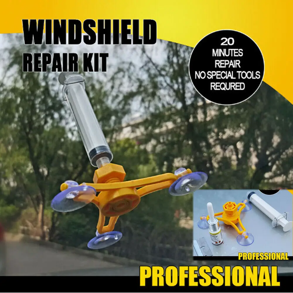 

For Auto Windshield Repair Tool For Chip Crack Phone Screen Car Glass Repair Kit
