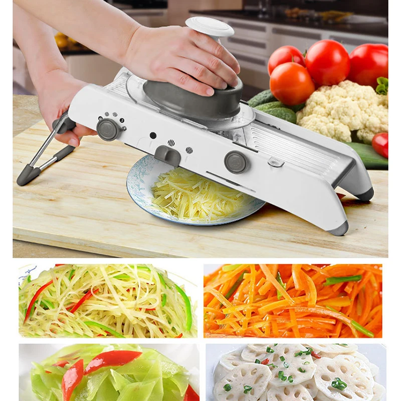 Multifunctional Manual Vegetable Slicer Adjustable Mandoline Shredders