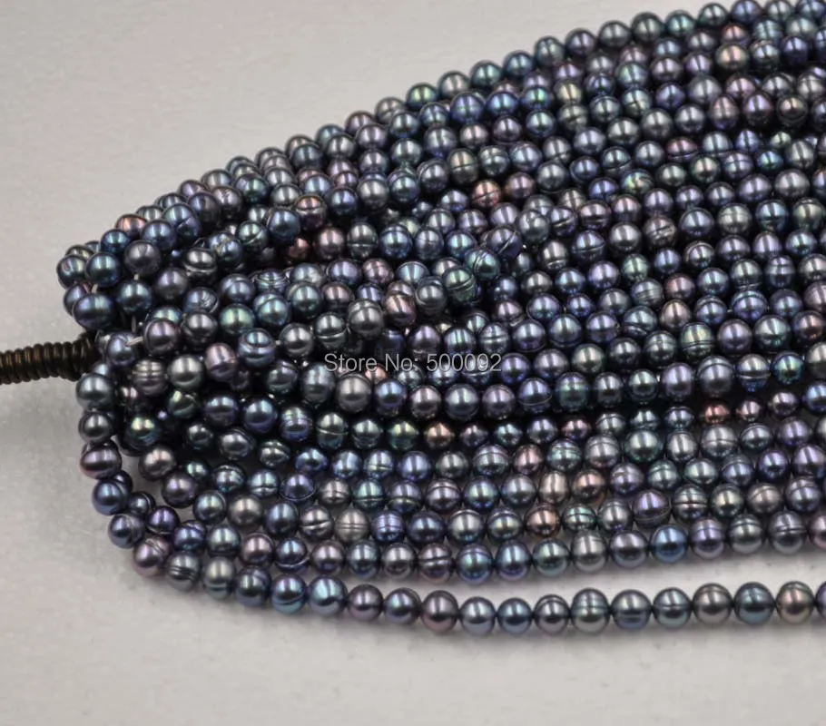 

wholesale 5 strands 7-8mm genuine peacock pearl free shipping