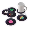 Retro CD-Design Antislip Silicone Drink Coasters Pad Cup Coffee Mat Placemat Christmas  Gift  6LO2 ► Photo 3/6