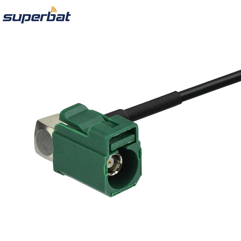 Superbat Fakra E Jack zu RCA Weibliche Adapter RG174 Kabel Montage 36'' (91cm) RF Koaxialkabel