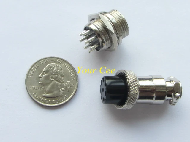 Разъем gx16 8pin Разъем gx16 8pin