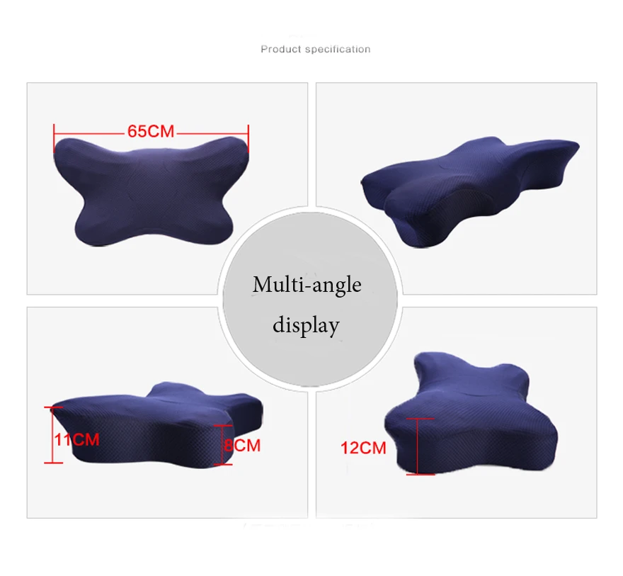 Постельные принадлежности в форме бабочки, подушки с эффектом памяти, ортопедические шейные подушки для шеи, забота о здоровье, медленный отскок, подушки для сна