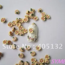 Cf-1-5 3D 200 шт./пакет ручной работы керамический свет розовый 5-лепесток цветочный дизайн ногтей украшение ногти, декорирование, цветы деко