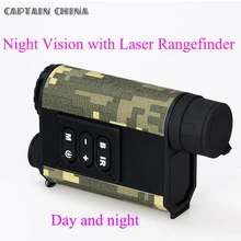 Day and Night Rangefinder Laser Ranging Night Vision Digital Compass Night Vision Scope IR NV Telescope