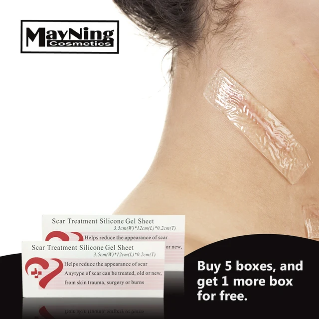 Silicone Sheet Scar Treatment Keloid Scars 1pc/Box for