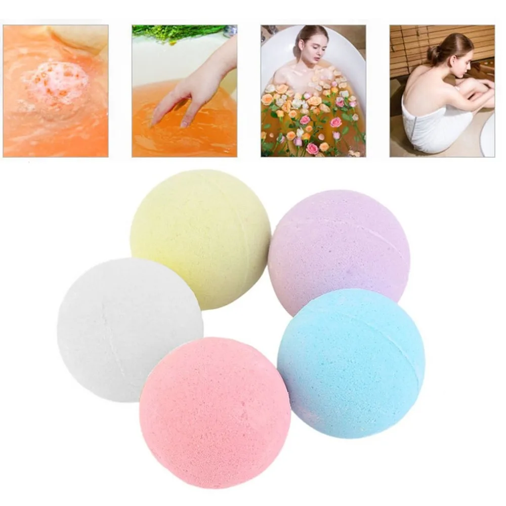 

100g Multicolor Bath Ball Home Hotel Bathroom SPA Body Cleaner Bubble Fizzer Bath Bomb Handmade Birthday Gift new