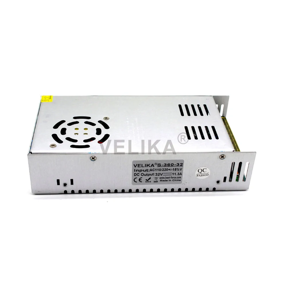 Одиночный выходной источник питания DC 32V 11.3A 360W Swich силовые Трансформаторы 220V 110V AC