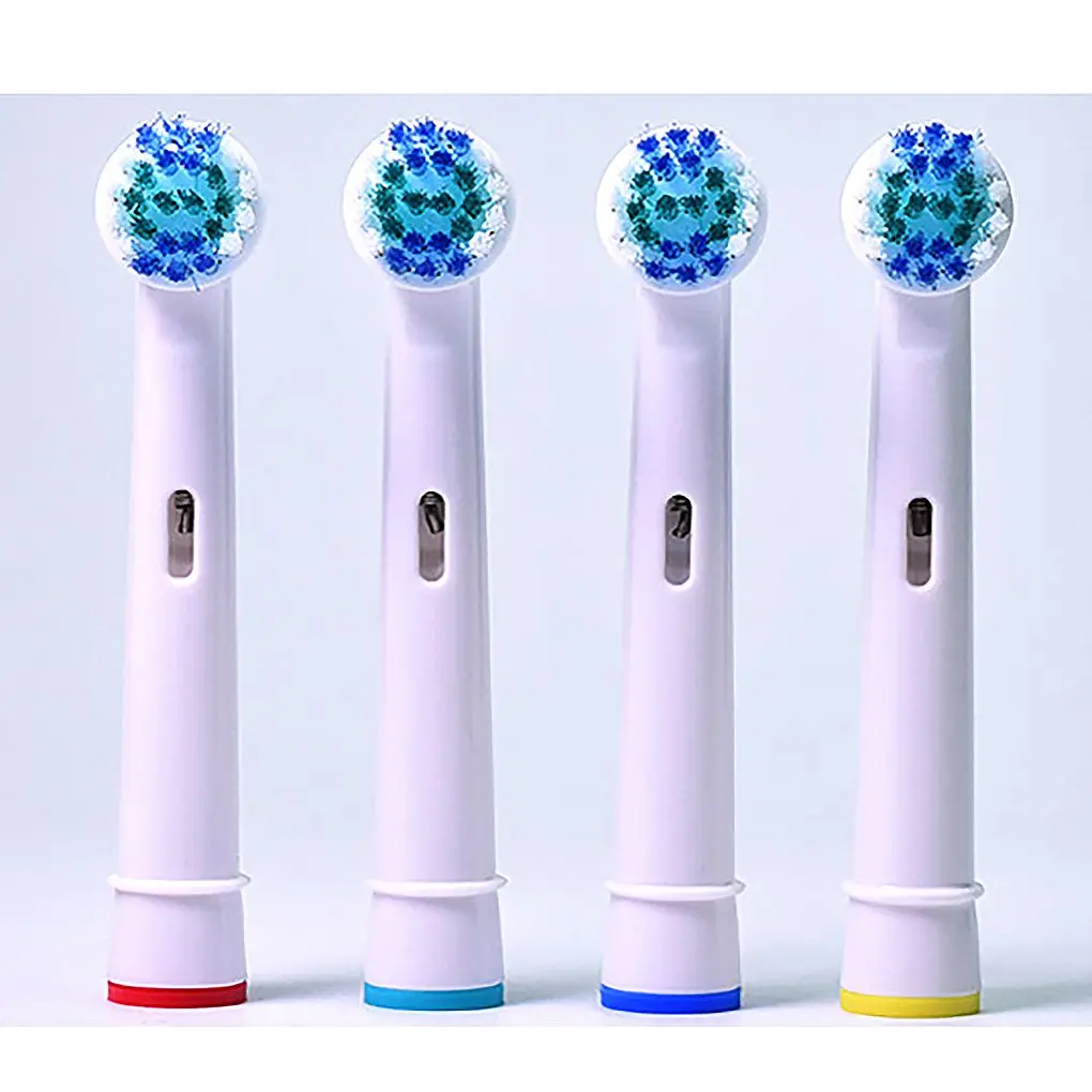 

New Portable 4pcs/set Adults Electric Toothbrush Tooth Cleaner Heads Replacement Soft-bristled Oral Cleaning Brush Heads