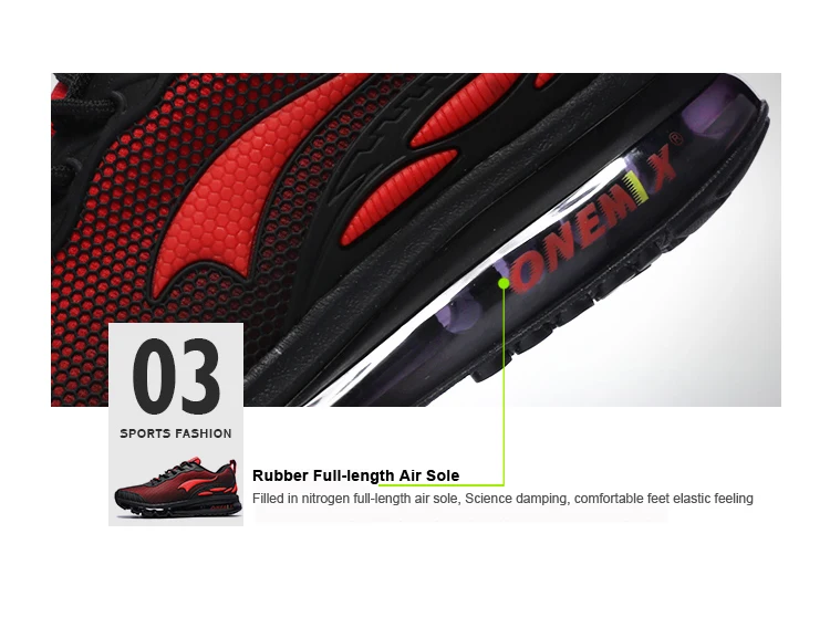 Onemix Air Спортивная обувь для мужчин спортивные кроссовки дышащая легкая мужская спортивная обувь для прогулок и бега