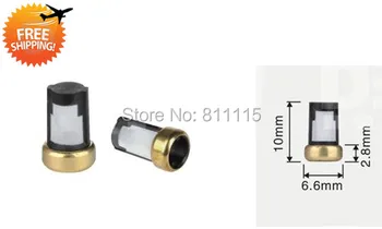 

Fuel Injector Filter, 6.6x2.8x10mm, 500pcs, free shipping Injector Filters, Repair Kits