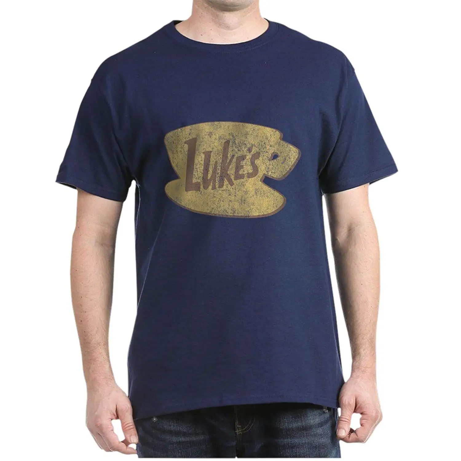 CafePress Винтаж Девочки Гилмор лукес Diner Футболка-100% хлопок T рубашка хип-хоп Новинка